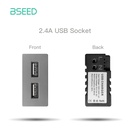 BSEED szabadon kombinálható aljzatmodulok és keret: USB, CAT, TV, HDMI (DIY) 6