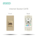 BSEED szabadon kombinálható aljzatmodulok és keret: USB, CAT, TV, HDMI (DIY) 7