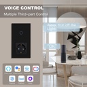 BSEED Wifi-s okos villanykapcsoló Wifi-s EU konnektorral és 20W USB-C töltővel 1