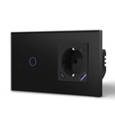BSEED Wifi-s okos villanykapcsoló Wifi-s EU konnektorral és 20W USB-C töltővel 3