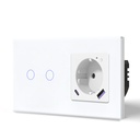 BSEED Wifi-s okos villanykapcsoló Wifi-s EU konnektorral és 20W USB-C töltővel 11