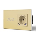 BSEED Wifi-s okos villanykapcsoló Wifi-s EU konnektorral és 20W USB-C töltővel 19