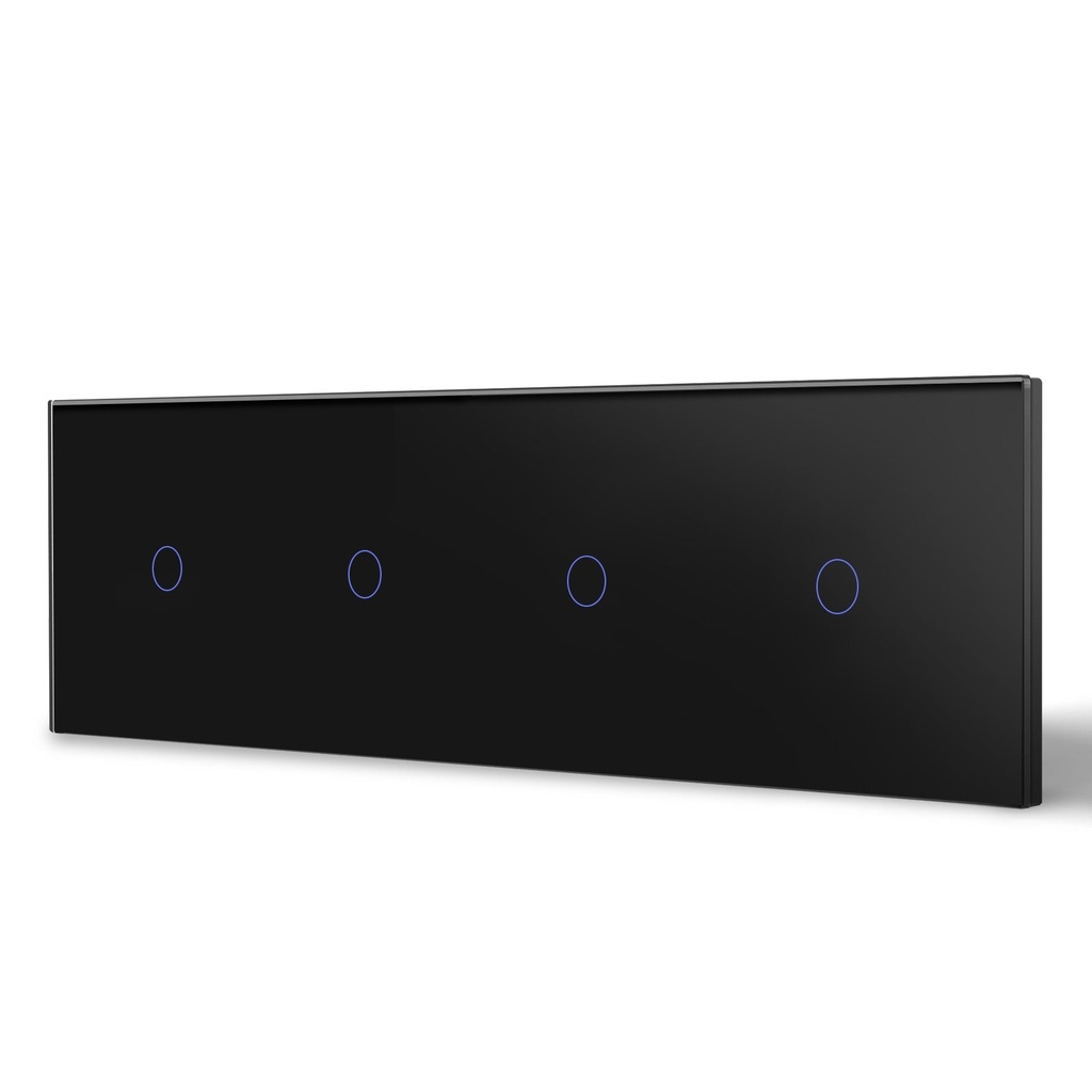 BSEED M sorozatú Wifi-s négyes érintős villanykapcsoló, 299 mm-es üveg panel 11