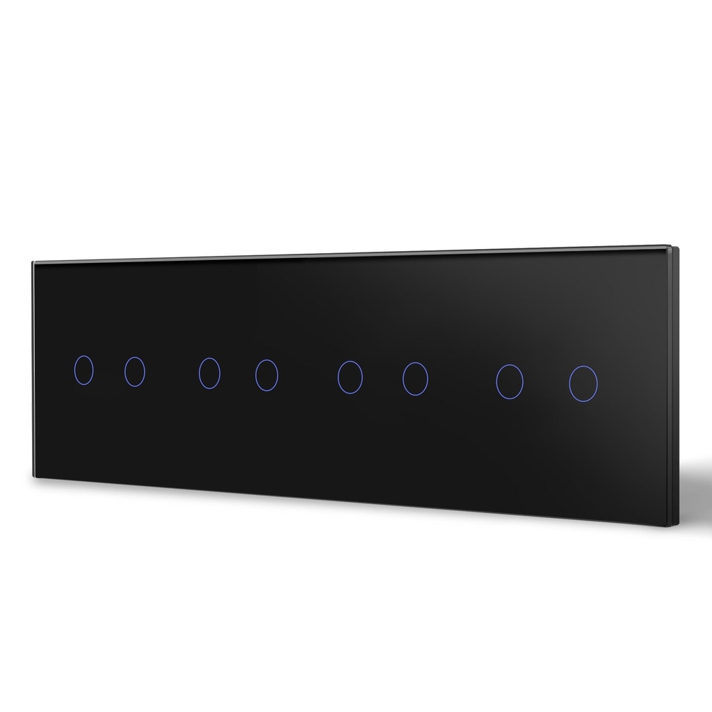 BSEED M sorozatú Wifi-s négyes érintős villanykapcsoló, 299 mm-es üveg panel 13