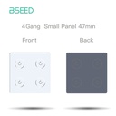 BSEED 47 mm-es üveg kapcsoló-előlap ikonnal, pótalkatrész 5