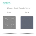 BSEED 47 mm-es üveg kapcsoló-előlap ikonnal, pótalkatrész 8