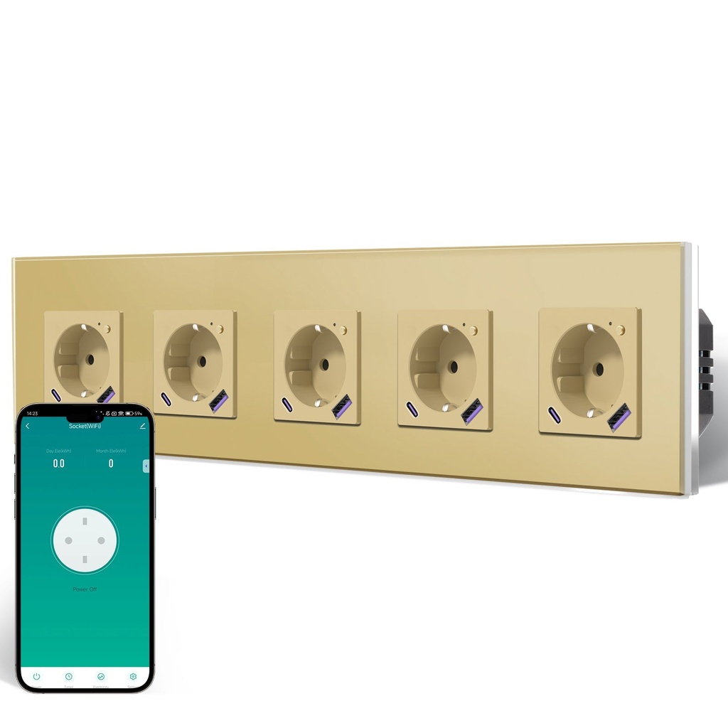 BSEED Echo Zigbee okos EU konnektor fogyasztásméréssel 14