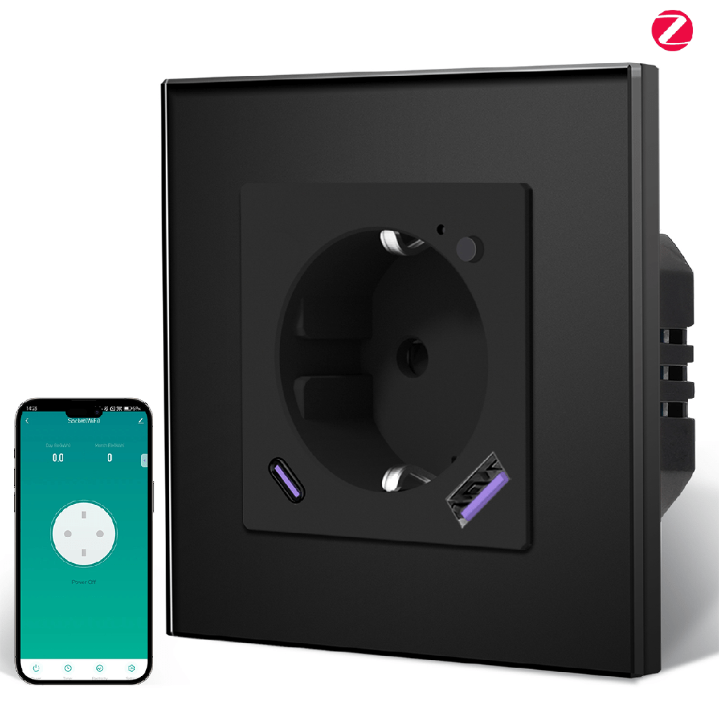 BSEED Echo Zigbee okos EU konnektor fogyasztásméréssel 15
