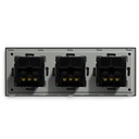 BSEED EU konnektor dupla USB-C töltővel (2,1A), üveg előlap 12