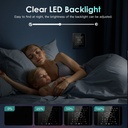 BSEED Echo Zigbee okostermosztát érintős LED kijelzővel 2