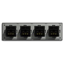 BSEED EU konnektor dupla USB-C töltővel (2,1A), üveg előlap 14