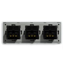 BSEED EU konnektor dupla USB-C töltővel (2,1A), üveg előlap 20
