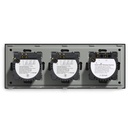 BSEED dupla Wifi-s érintős villanykapcsoló Wifi-s fényerő-szabályzóval, 228 mm 10