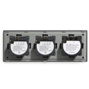 BSEED dupla Wifi-s érintős villanykapcsoló Wifi-s fényerő-szabályzóval, 228 mm 12