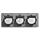 BSEED dupla Wifi-s érintős villanykapcsoló Wifi-s fényerő-szabályzóval, 228 mm 20