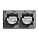 BSEED Zigbee dupla okos villanykapcsoló (nullvezeték nélkül), 157 mm 13