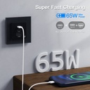 BSEED 65W-os USB-C gyorstöltő fali aljzat, PD3.0, üveg előlap 3