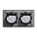 BSEED Zigbee dupla okos villanykapcsoló (nullvezeték nélkül), 157 mm 17