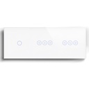 BSEED 1/2/3 Gang WiFi Switch With Double Dimmer Switch 228mm