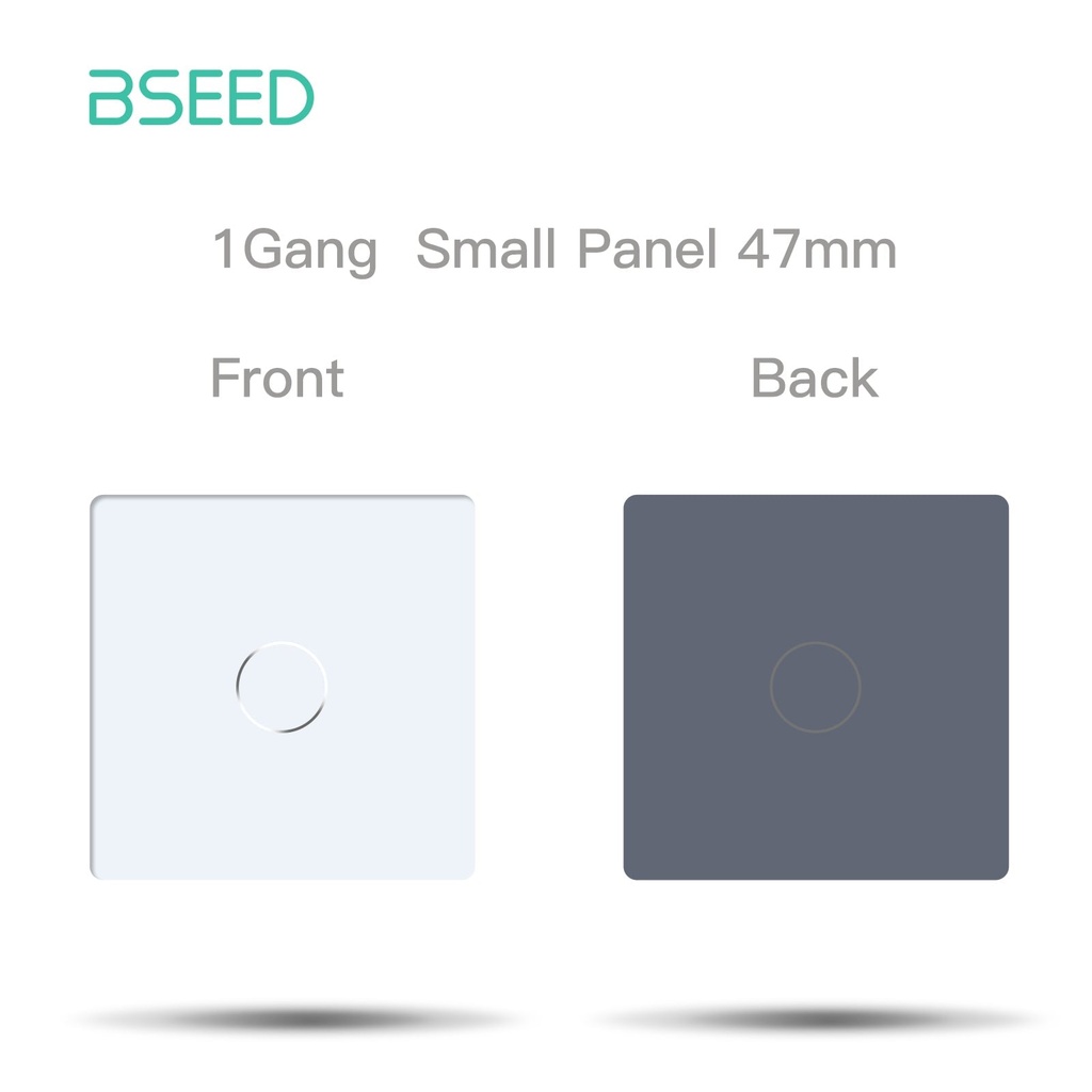 BSEED 47 mm-es üveg kapcsoló-előlap ikonnal, pótalkatrész