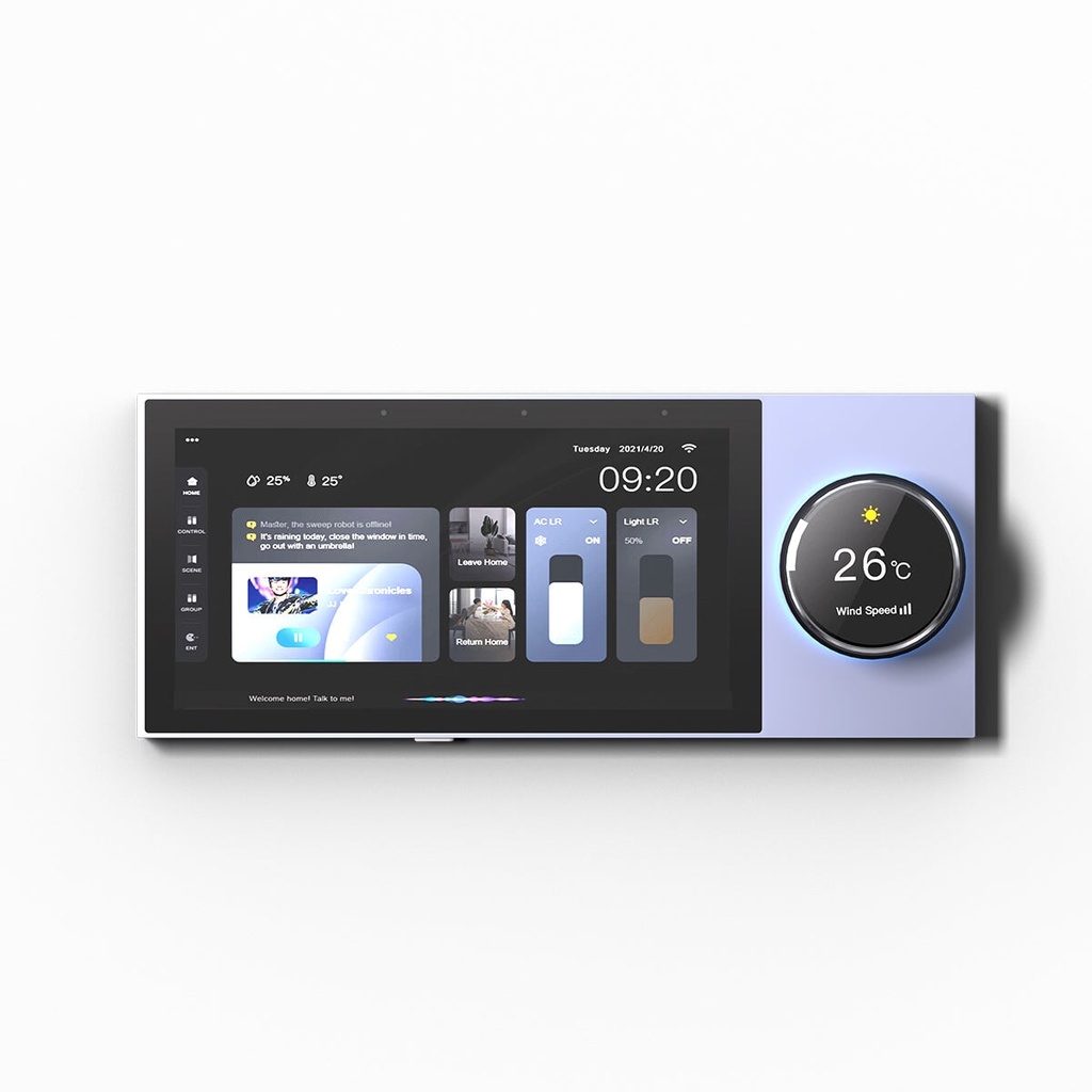 BSEED 6 / 8/  10 Inch Smart Panel Electrical For Home Multi-functional Control Panel With Knob
