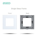 Bseed Crystal Glass Frames Socket Frame 4 Color DIY Part