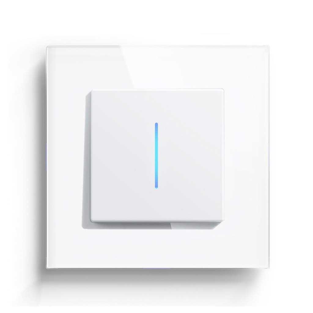 Bseed Echo Series Light Switch Glass Panel With Clamping technology with Neon