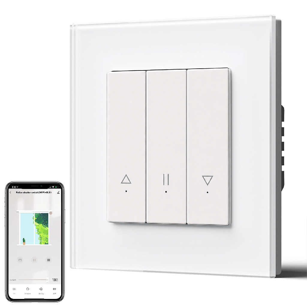 Bseed Echo Smart Wifi Roller Shutter Switch Work with Tuya Alex Google Assistant Blind Switch