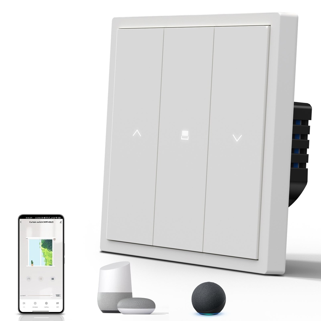 BSEED Scale Smart Zigbee Roller Shutter Blind Switch Control By Tuya Or Smart Life