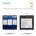 Bseed Live Line Only ZigBee Wifi Light Switch 1/2/3 Way Function Key DIY Parts