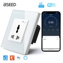 BSEED Smart WiFi Multi-Function Wall Sockets with Energy monitoring