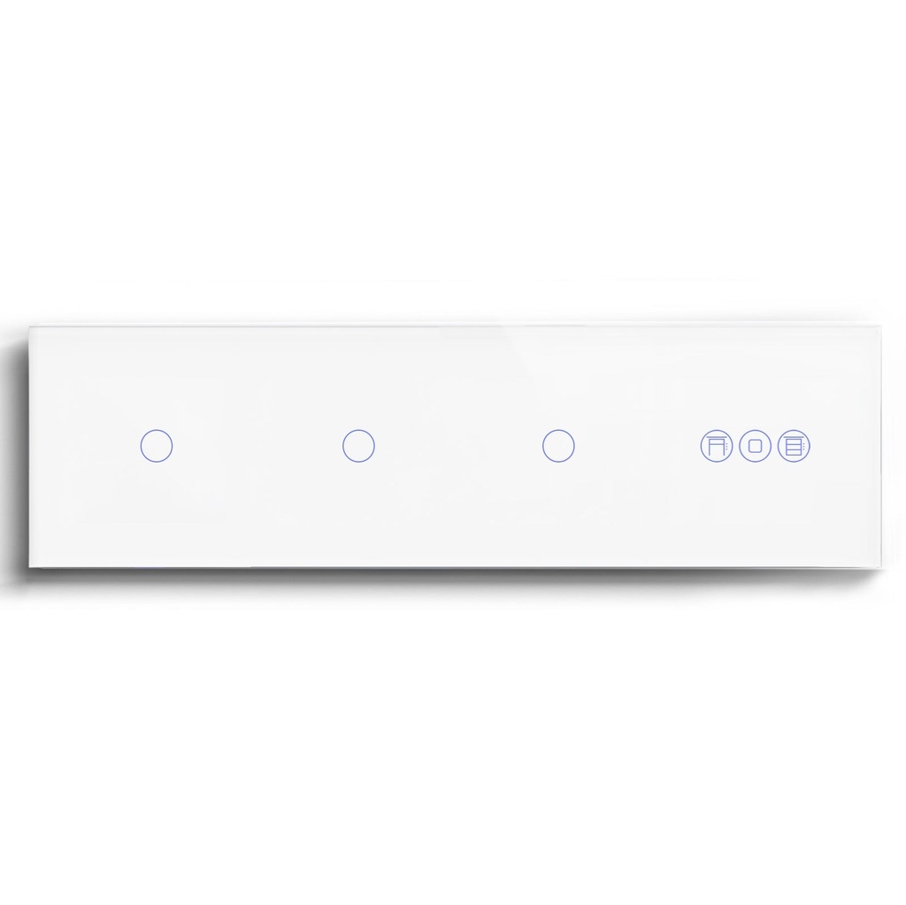 BSEED Wifi-s hármas villanykapcsoló redőnykapcsolóval, 299 mm