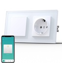 BSEED Zigbee okos villanykapcsoló (nullvezetékes) EU (F típusú) konnektorral