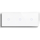 BSEED hármas Zigbee érintős villanykapcsoló, nullvezeték nélküli, 228 mm