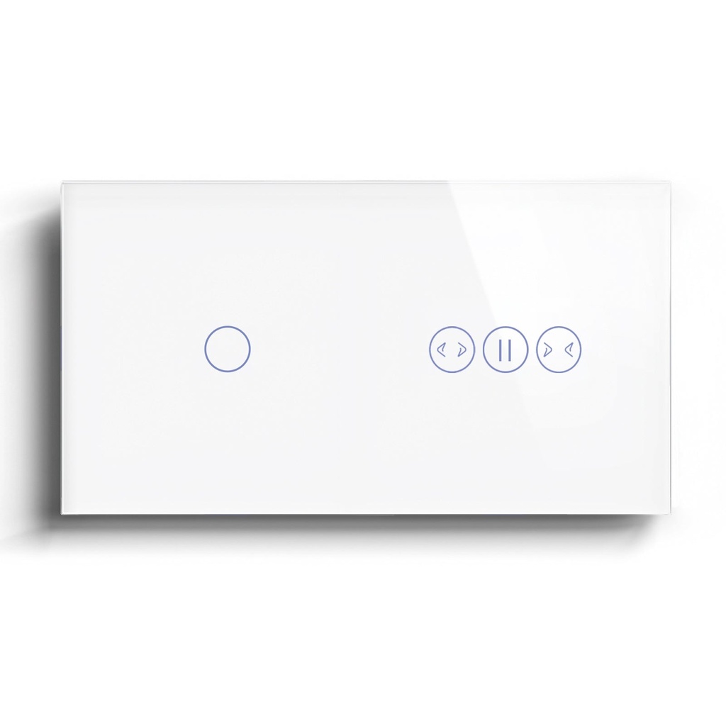 Bseed Wifi Curtain Switch Smart Touch Switch 1/2/3 gang 1/2/3Way Wireless Smart Touch Curtain Switch App Control Alexa