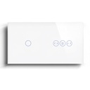 Bseed Wifi Curtain Switch Smart Touch Switch 1/2/3 gang 1/2/3Way Wireless Smart Touch Curtain Switch App Control Alexa