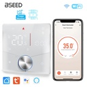 BSEED Wifi-s érintős padlófűtés-termosztát forgatógombbal, fogyasztásméréssel
