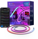 BSEED Wifi-s és Bluetooth-os RGB LED neon fénycsík asztalokhoz