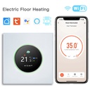 BSEED Wifi-s padlófűtés-termosztát forgatógombbal, kerek kijelzővel