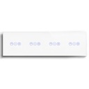 BSEED Wifi-s négyes érintős redőnykapcsoló, hangvezérlés, 299 mm