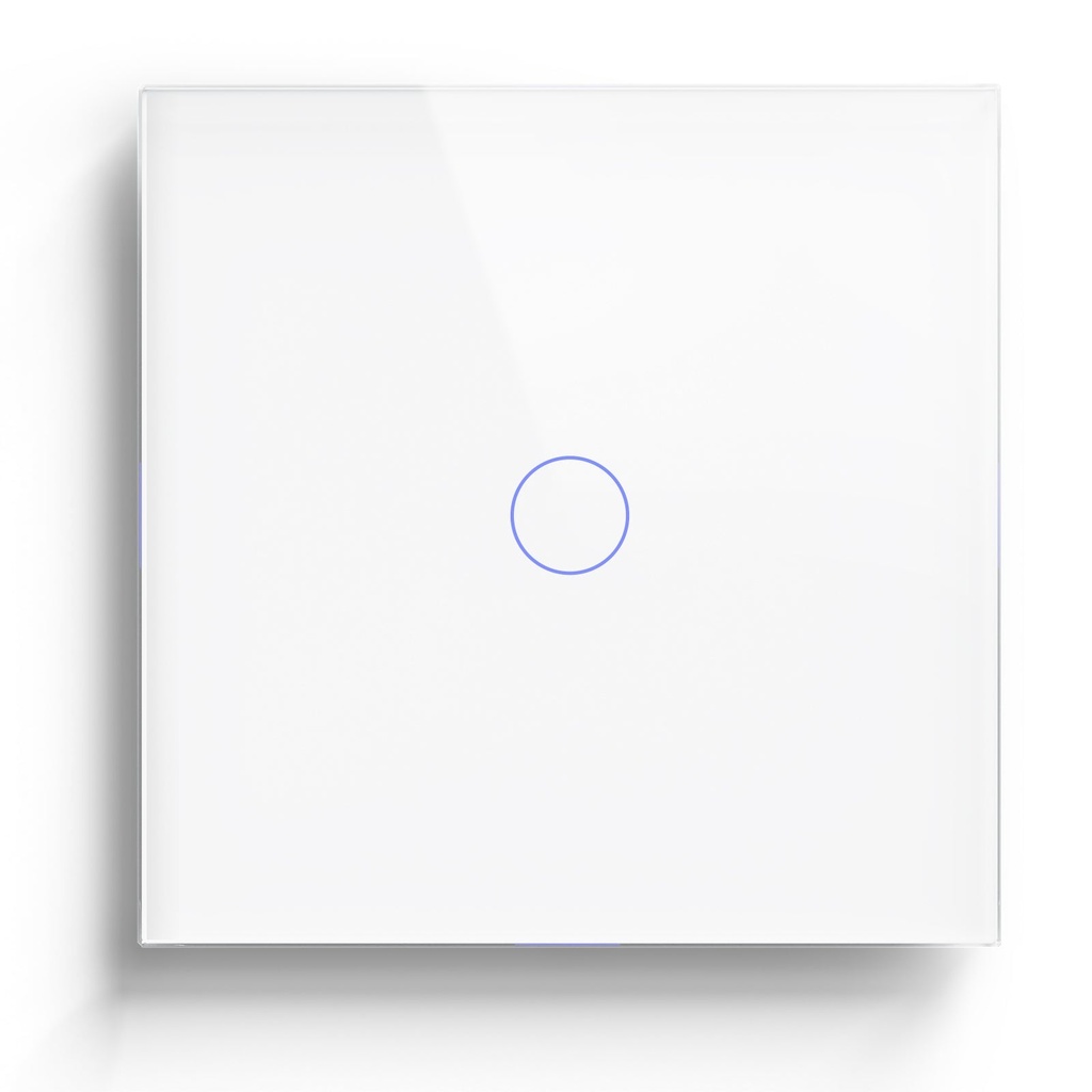 BSEED Zigbee-s okos villanykapcsoló (nullvezeték nélkül), üveg előlap