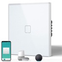 BSEED Echo Zigbee érintős okos villanykapcsoló (nullvezetős), üveg előlap