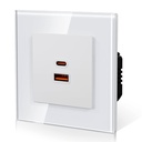 BSEED Heritage fali USB-C gyorstöltő aljzat, 65W, PD3.0