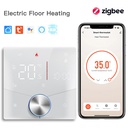 BSEED ZigBeeTouch LED integrated Screen With knob Floor Heating Room Thermostat Controller