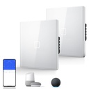 Echo Serie Smart Wifi Light Switch (With Neutral) Glass Panel Multiple Packs