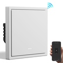 BSEED Grand Series Smart Wifi Light Switch (With Neutral) Recessed light switches with indicator light