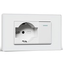 Traditional mechanical Light switch With Socket 16A Wall Plug Applicable in EU and Italy