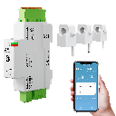 BSEED Wifi-s okos fogyasztásmérő, 3 fázisú, bontható áramváltókkal
