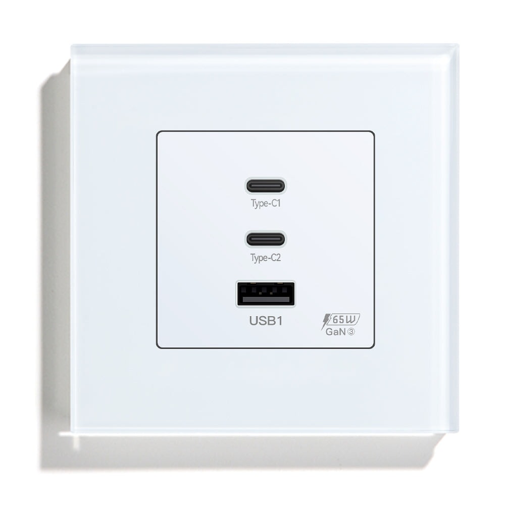 65W USB C Fast Charge PD3.0 Protocols Socket