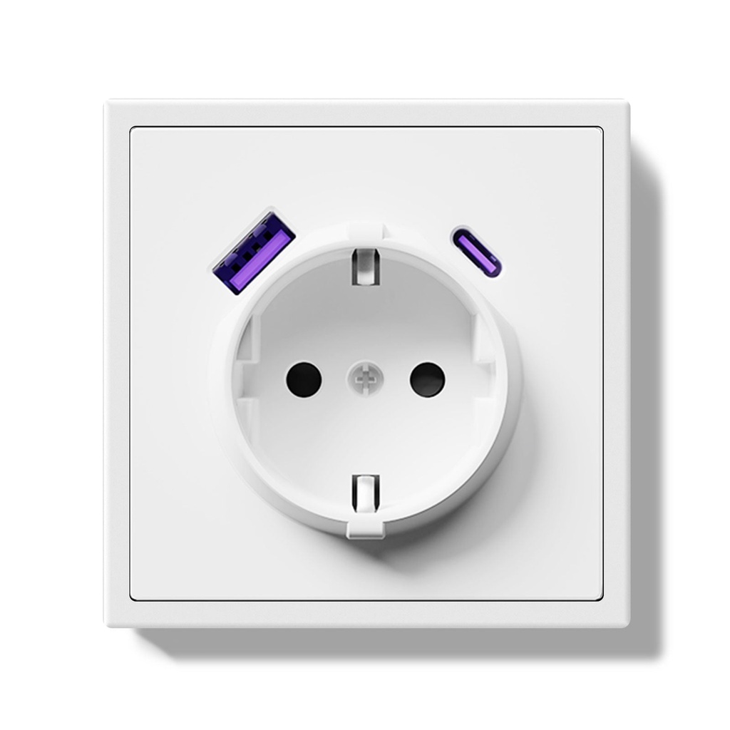 BSEED Grand EU konnektor 20W-os USB-C töltővel, körmös rögzítéssel